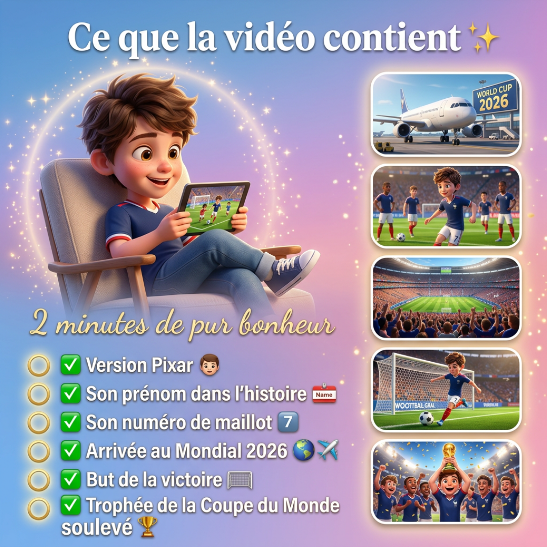 Mon Champion du Mondial - Vidéo Personnalisée